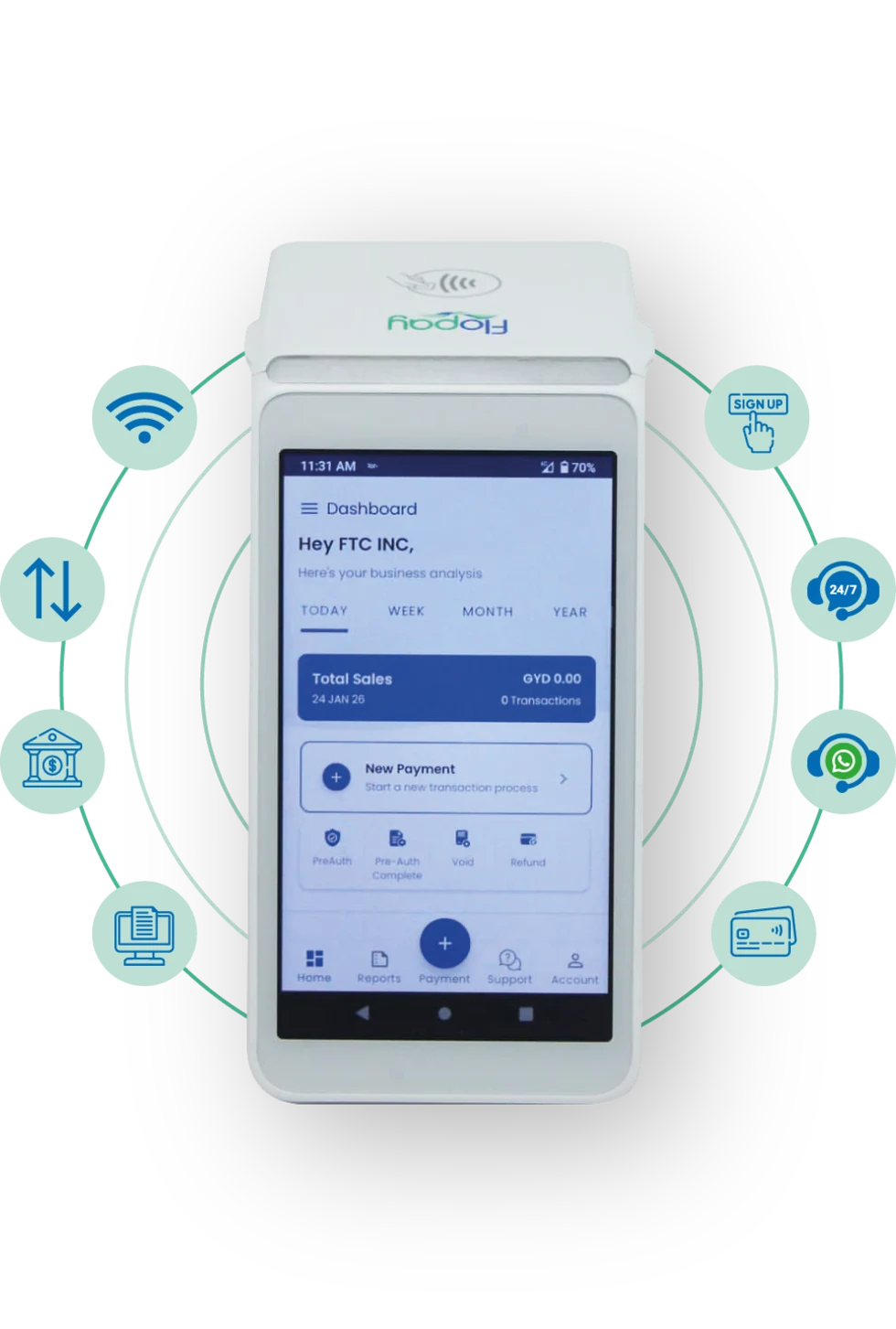 FloPay POS terminal